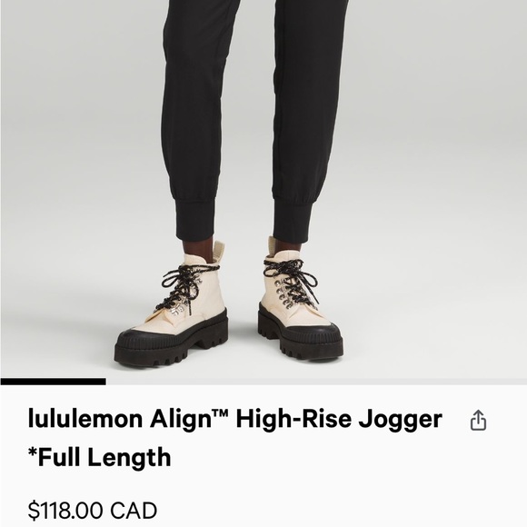 Lululemon Align High-Rise Jogger Full Length - sz 2 - Picture 5 of 9